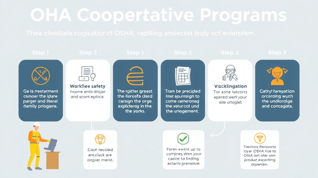 Step-by-step visual guide for implementing OSHA Cooperative Programs Overview