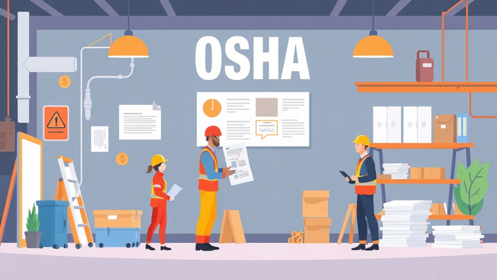 Illustration breaking down the fundamentals of OSHA Inspection Priorities