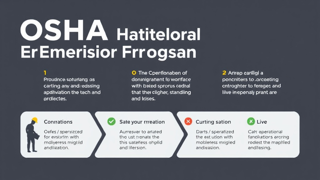 Action-oriented illustration showing how to apply OSHA National Emphasis Programs