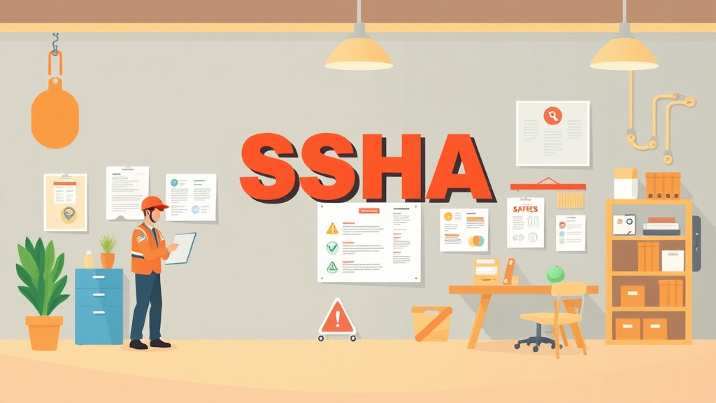 Clear illustration of OSHA Poster Requirements with supporting details