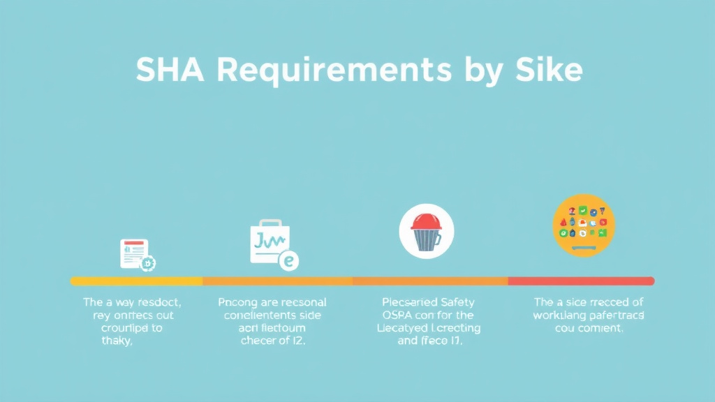 Hands-on guide visualization for OSHA Requirements by Company Size