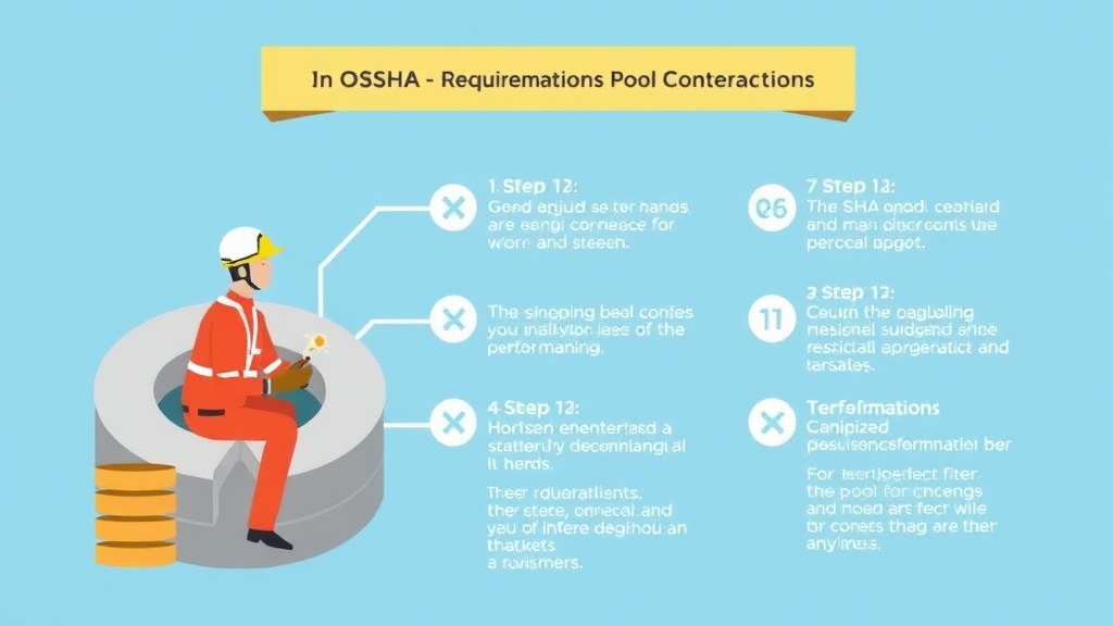 Practical checklist visual for OSHA Requirements Pool Contractors