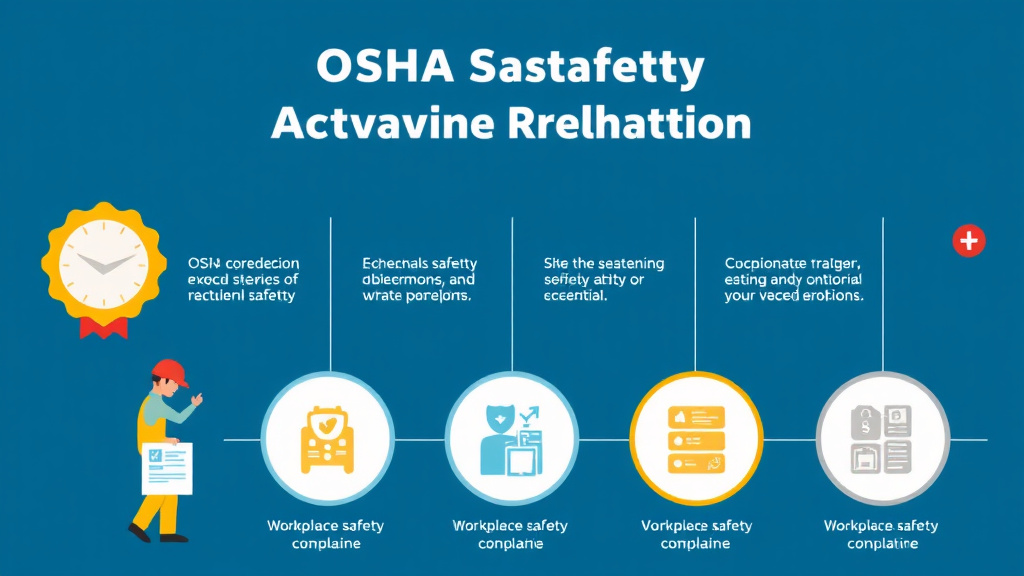 Process flow illustration for putting OSHA Safety Health Achievement Recognition into action