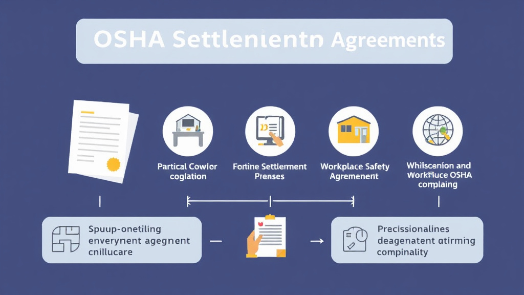 Step-by-step visual guide for implementing OSHA Settlement Agreements