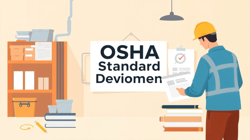 Clear illustration of OSHA Standard Development Process with supporting details