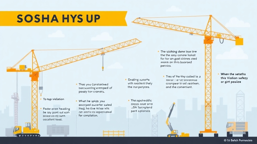 Real-world application diagram for OSHA Top Violation Cranes Derricks