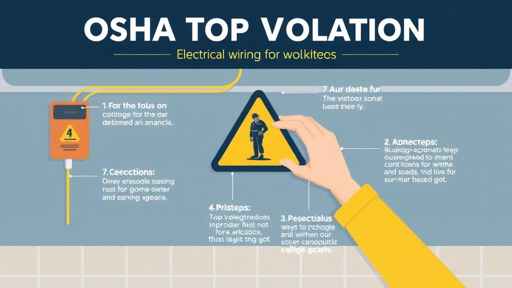 Practical checklist visual for OSHA Top Violation Electrical Wiring