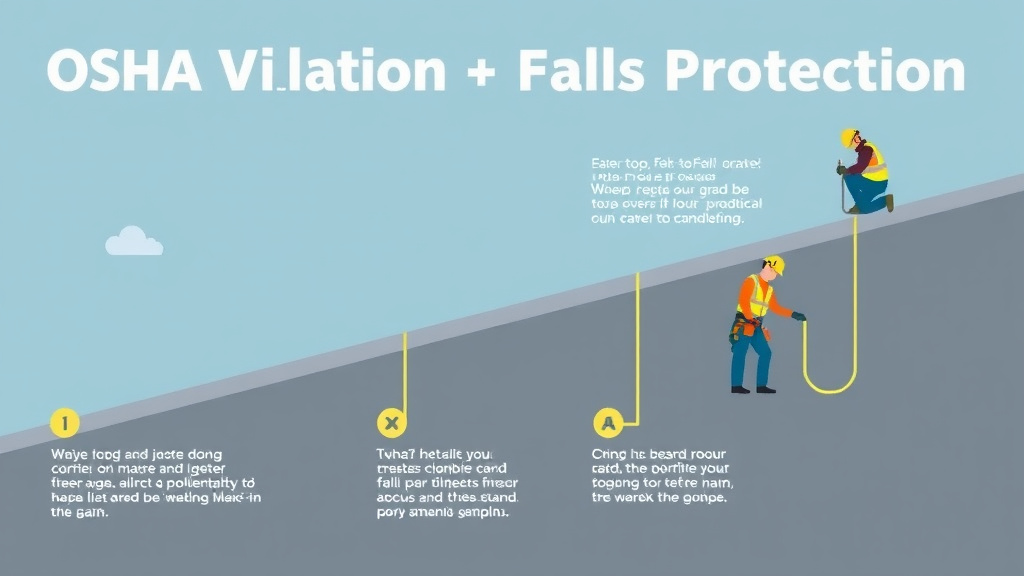 Real-world application diagram for OSHA Top Violation Fall Protection
