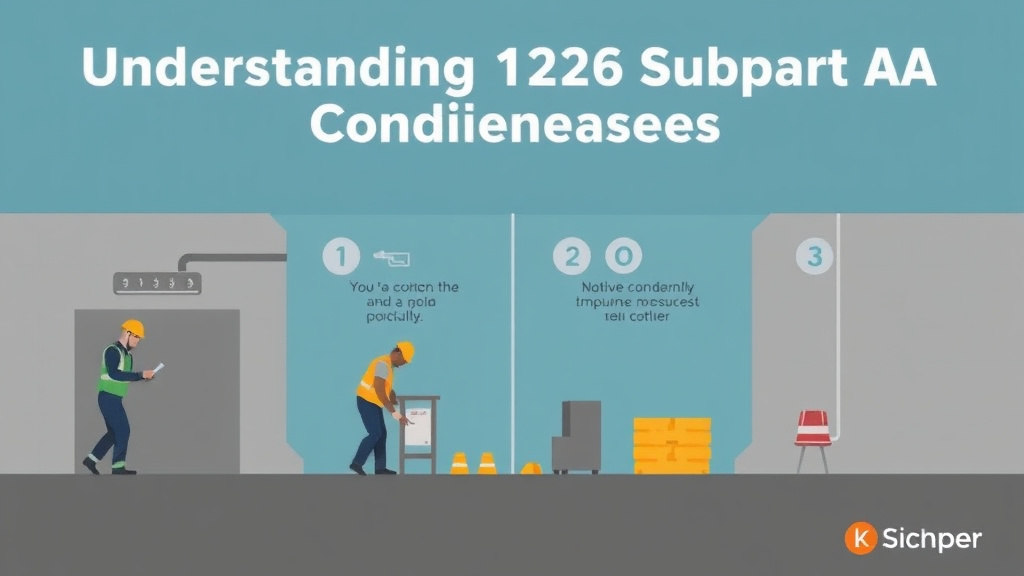Practical checklist visual for 1926 Subpart Aa Confined Spaces