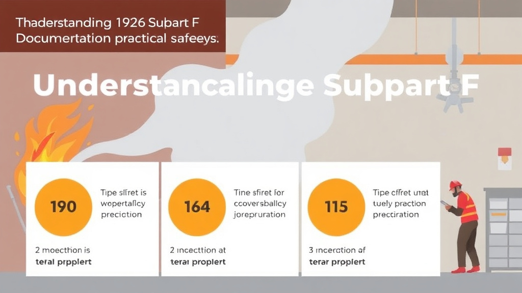 Process flow illustration for putting 1926 Subpart F Fire Protection into action