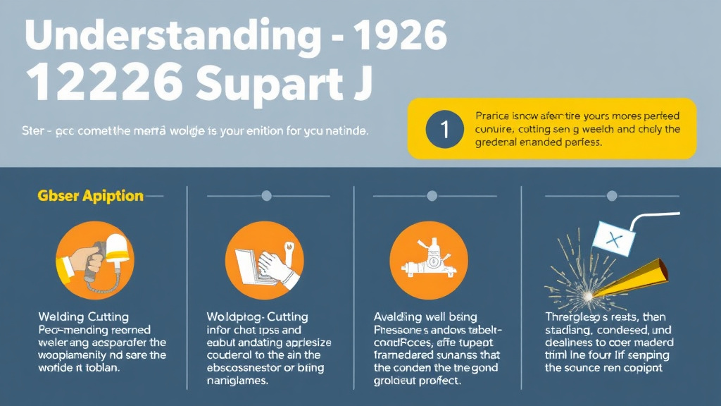 Practical workflow diagram for 1926 Subpart J Welding Cutting