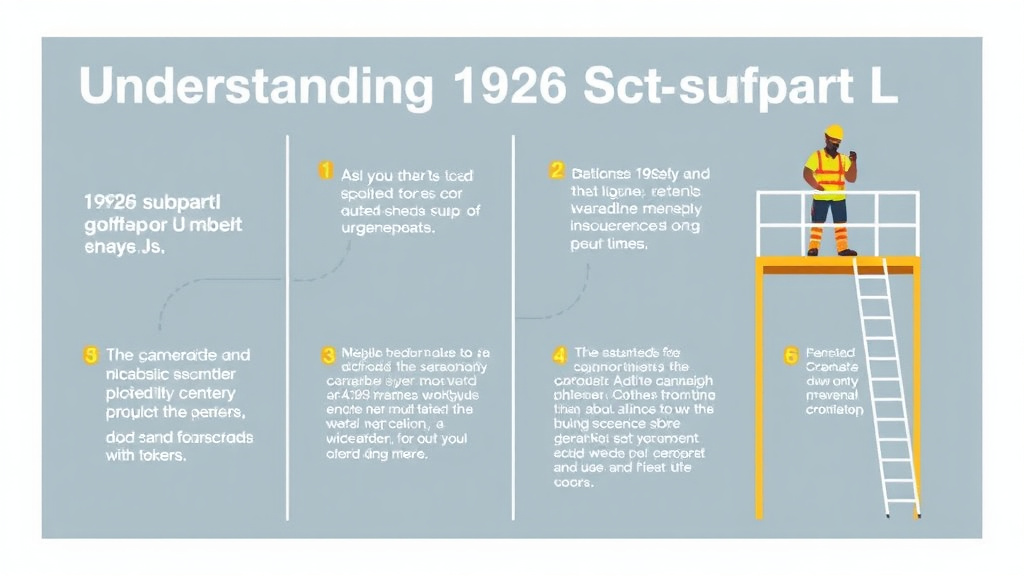 Step-by-step visual guide for implementing 1926 Subpart L Scaffolds