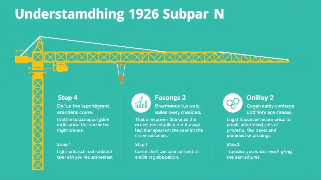 Practical workflow diagram for 1926 Subpart N Cranes