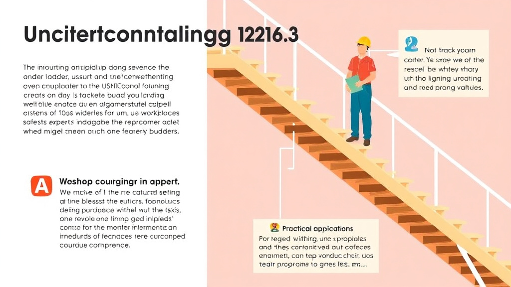 Step-by-step visual guide for implementing 1926 Subpart X Stairways Ladders