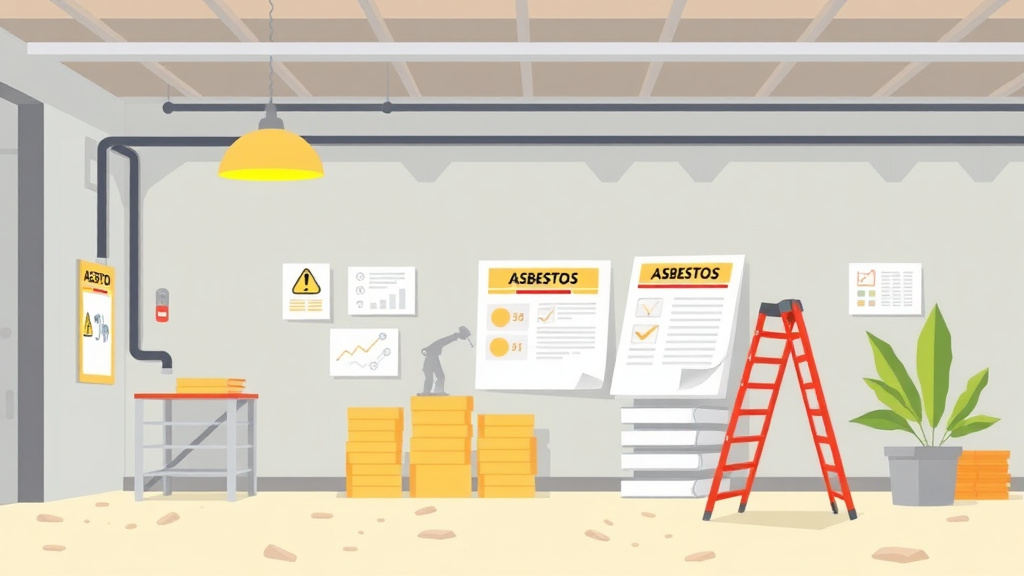 Conceptual diagram showing how asbestos Management Plan works in practice