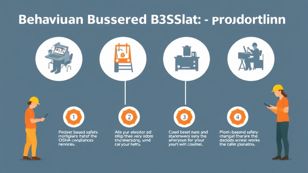 Process flow illustration for putting behavior Based Safety Program into action
