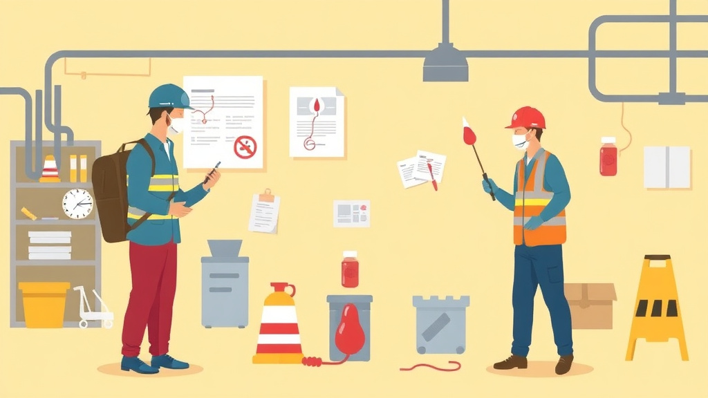 Illustration breaking down the fundamentals of bloodborne Pathogen Program