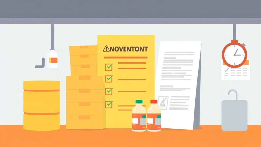 Detailed visual representation of chemical Inventory List Requirements