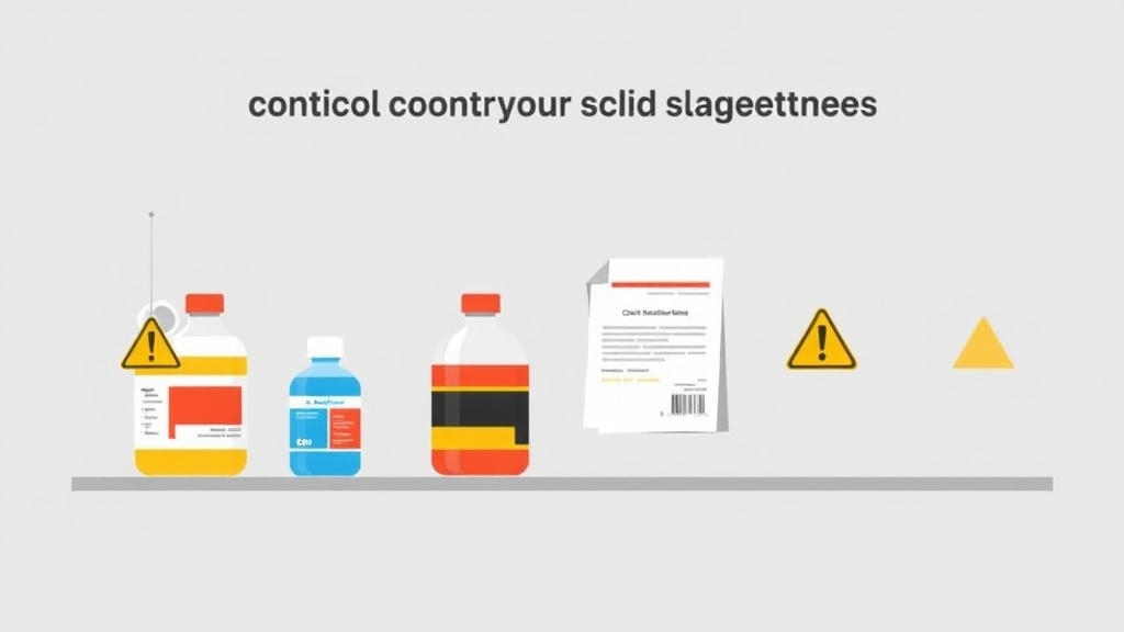 Step-by-step visual guide for implementing common Construction Chemicals SDS