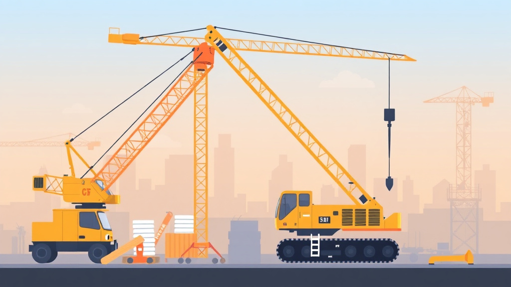 A professional illustration depicting crane Lift Plan Requirements