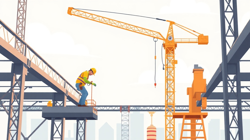 Detailed visual representation of fall Protection Plan for Steel Erection