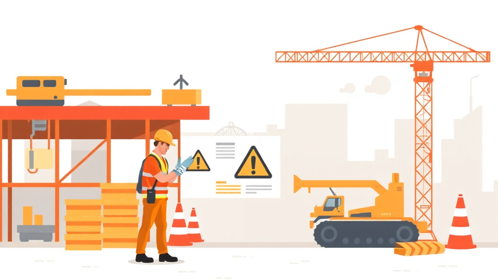 Clear illustration of hazcom Program for Construction with supporting details