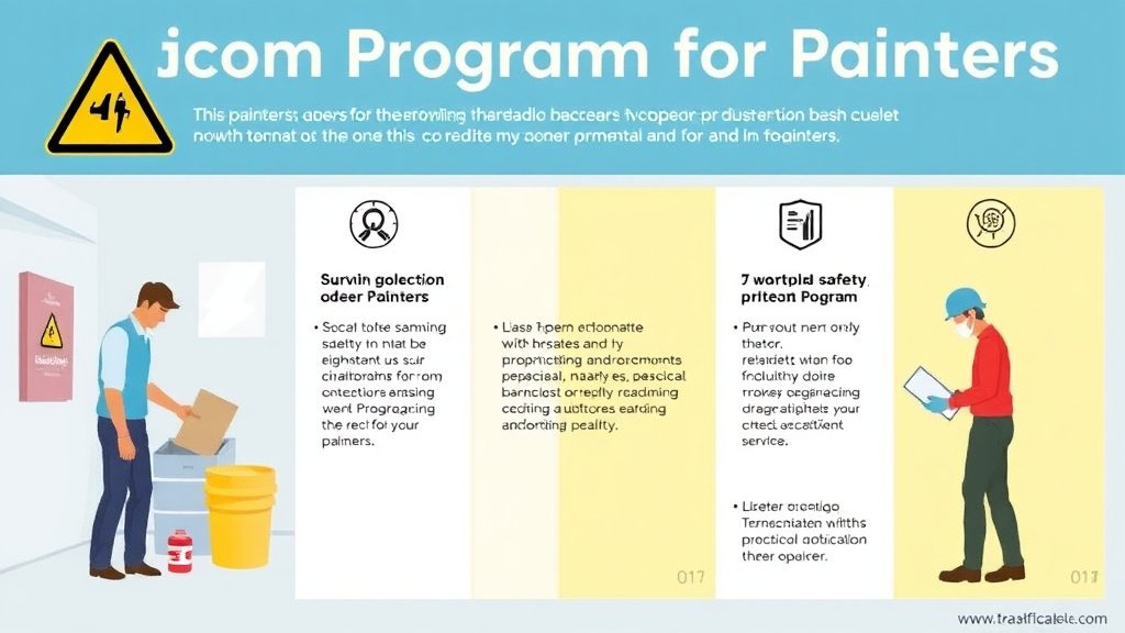 Process flow illustration for putting hazcom Program for Painters into action