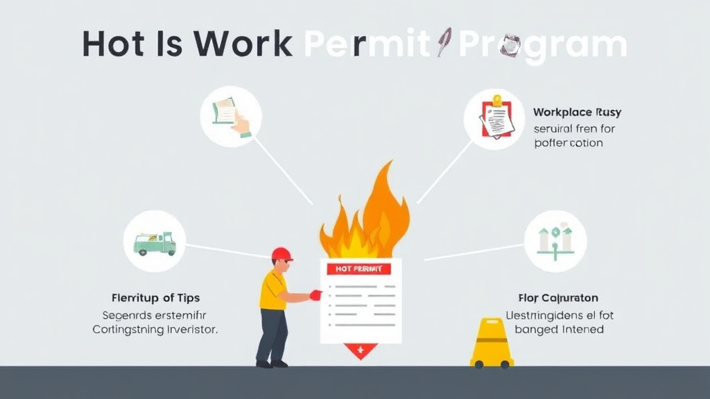 Step-by-step visual guide for implementing hot Work Permit Program