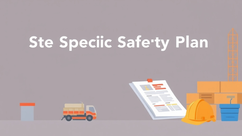Conceptual diagram showing how write a Site Specific Safety Plan works in practice