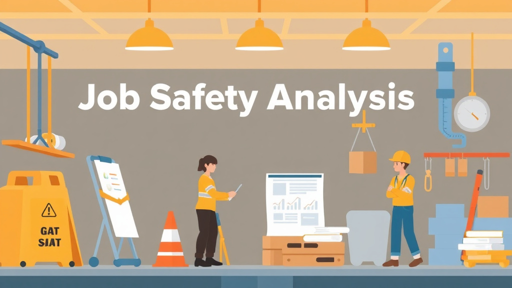 Illustration breaking down the fundamentals of job Safety Analysis Template