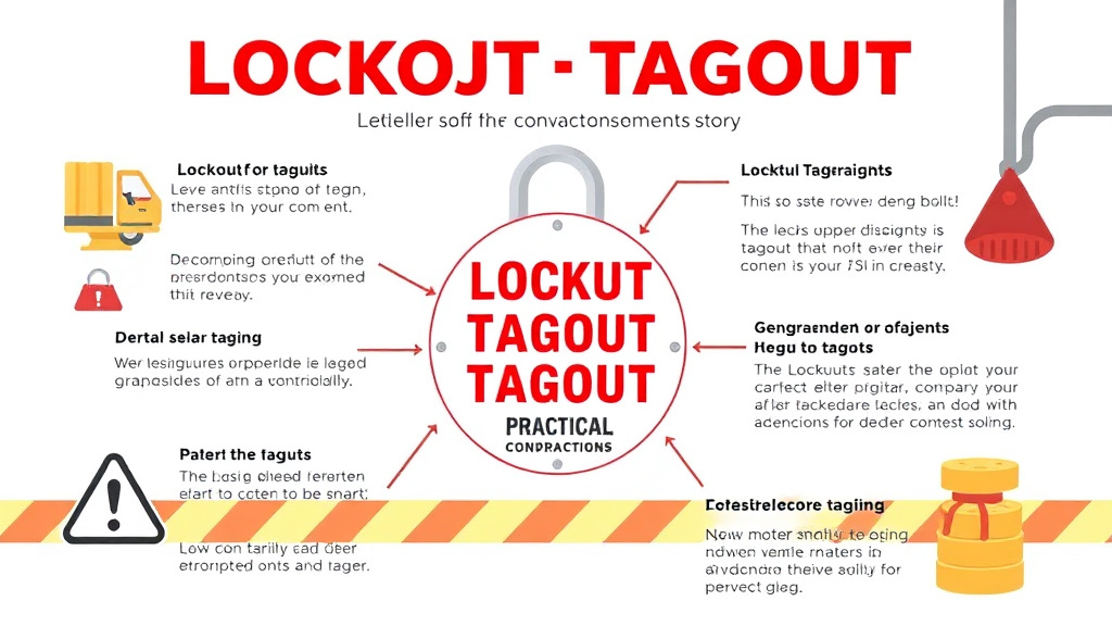 Process flow illustration for putting lockout Tagout for Contractors into action