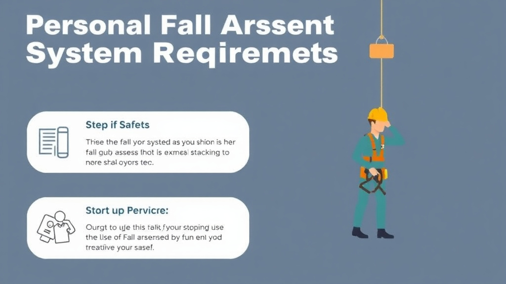 Real-world application diagram for personal Fall Arrest System Requirements