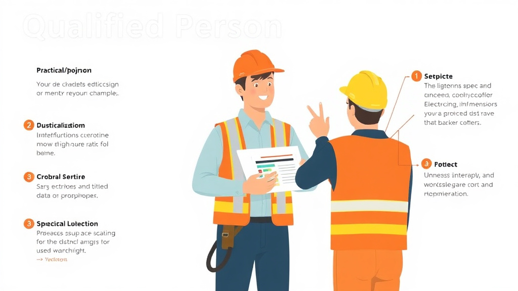 Hands-on guide visualization for qualified Person Electrical Work