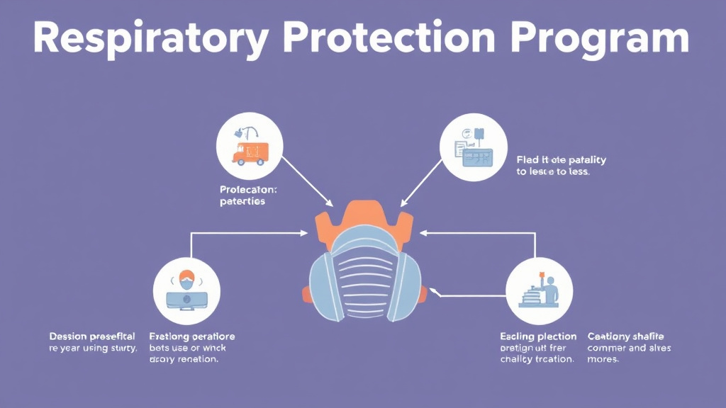 Real-world application diagram for respiratory Protection Program Template