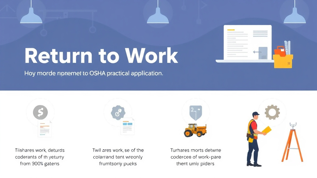 Implementation roadmap for return to Work Program with actionable steps
