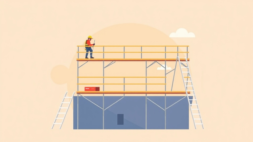 Illustration breaking down the fundamentals of scaffold Safety Program Template
