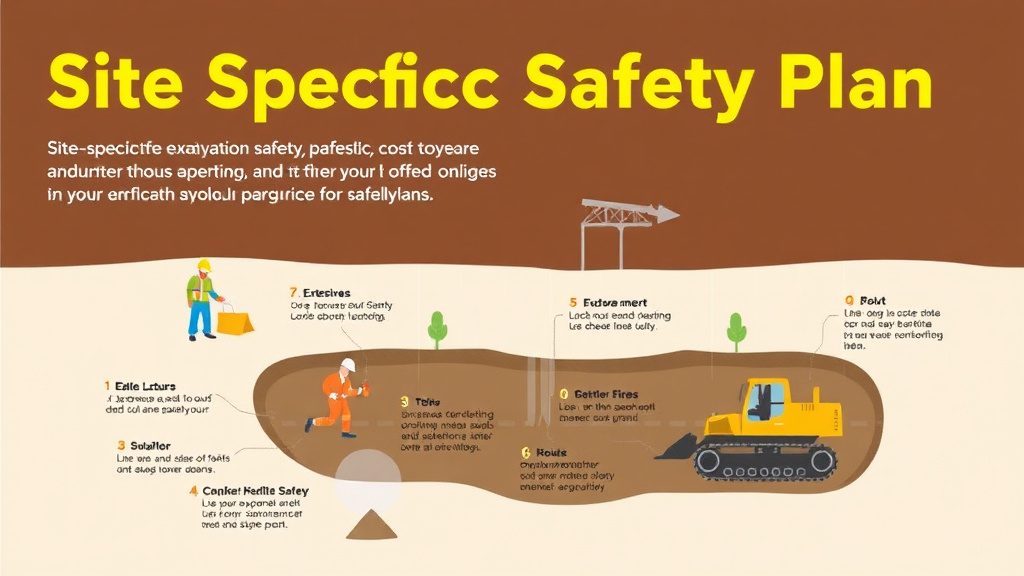 Real-world application diagram for site Specific Safety Plan for Excavation