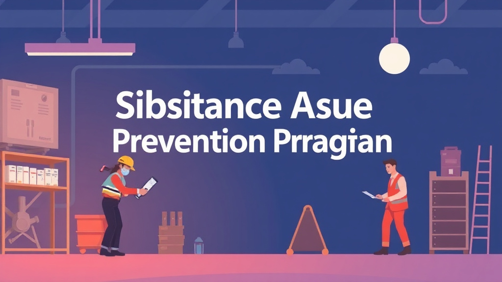 Visual overview of substance Abuse Prevention Program with key concepts highlighted
