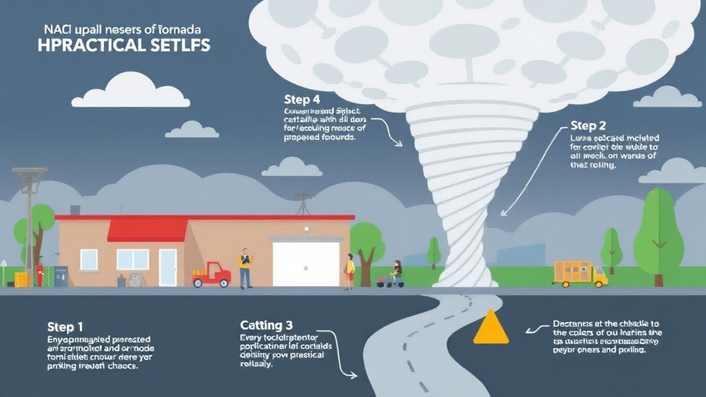Real-world application diagram for tornado Action Plan Job Site