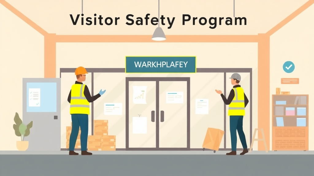 An informative visual explaining visitor Safety Program for beginners and professionals