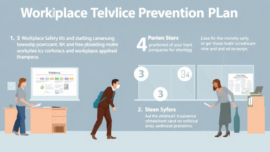 Practical checklist visual for workplace Violence Prevention Plan