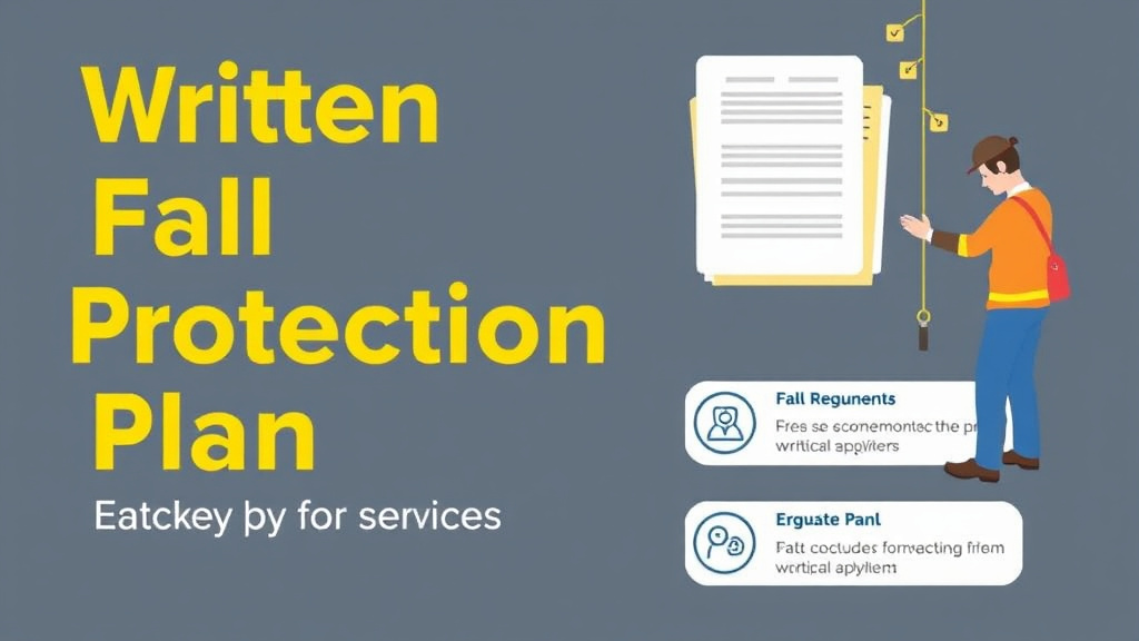 Implementation roadmap for written Fall Protection Plan Requirements with actionable steps