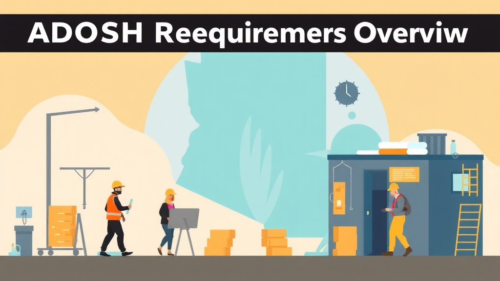 Clear illustration of arizona ADOSH Requirements Overview with supporting details