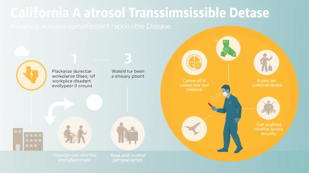 Real-world application diagram for california Aerosol Transmissible Disease