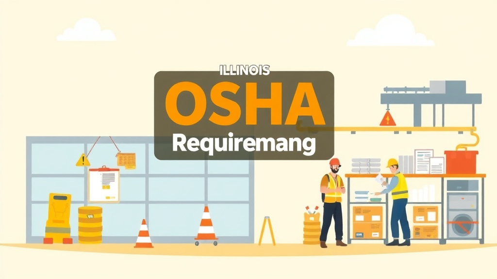 Clear illustration of illinois IL OSHA Requirements Overview with supporting details
