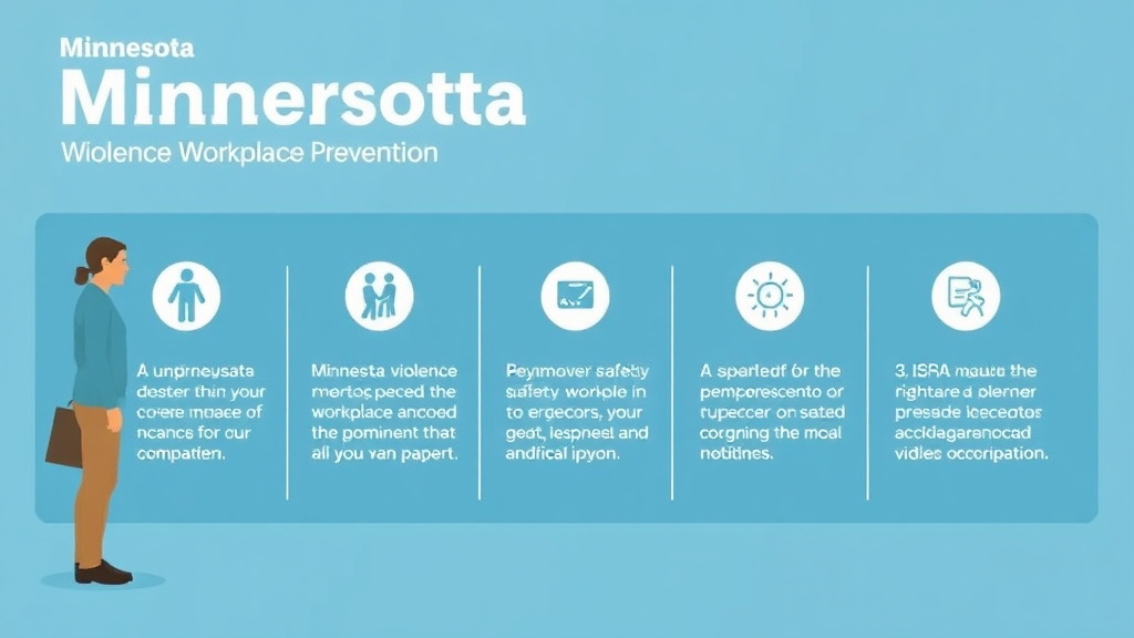 Process flow illustration for putting minnesota Workplace Violence Prevention into action