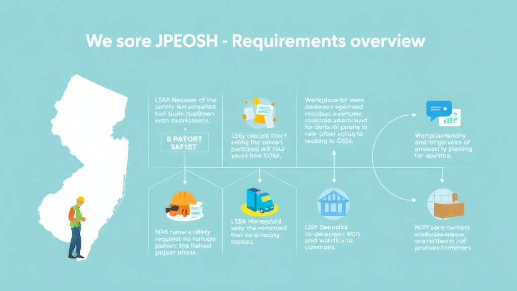 Real-world application diagram for new Jersey NJ PEOSH Requirements Overview