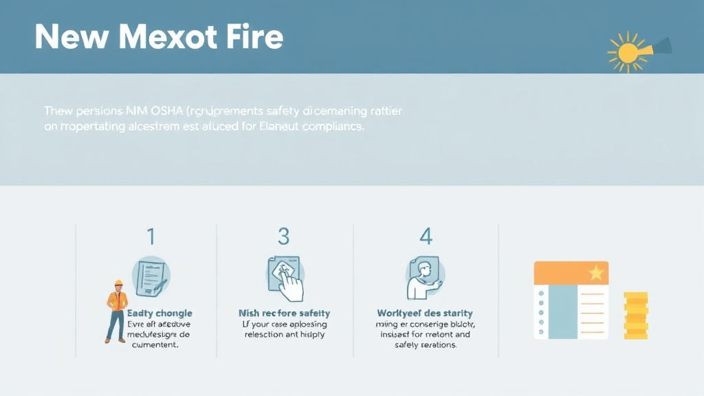 Practical workflow diagram for new Mexico NM OSHA Requirements Overview