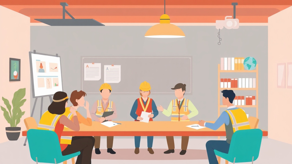 An informative visual explaining oregon Safety Meetings Requirements for beginners and professionals