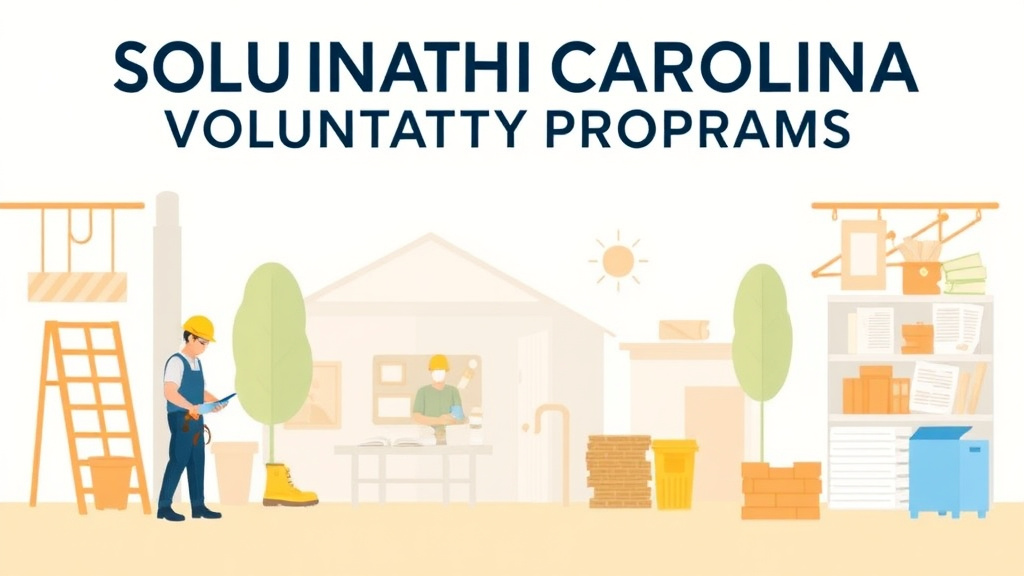 Visual overview of south Carolina Voluntary Programs with key concepts highlighted